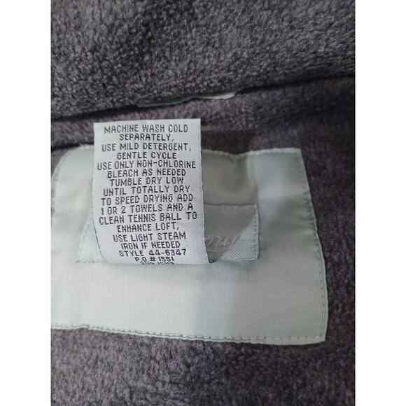 Down Fill Puffer 2XL Jacket Vest Combo Removable Sleeves Hood Fleece Lined Green - Picture 15 of 16